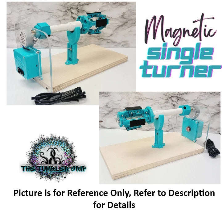 Single, Double, Quad or Six Turner Only (No Tumbler Grips Included, Pi