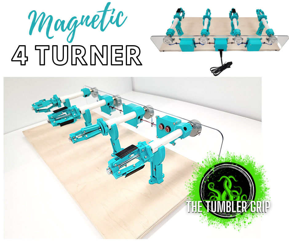 MAGNETIC 4 Cup Turner – The Tumbler Grip