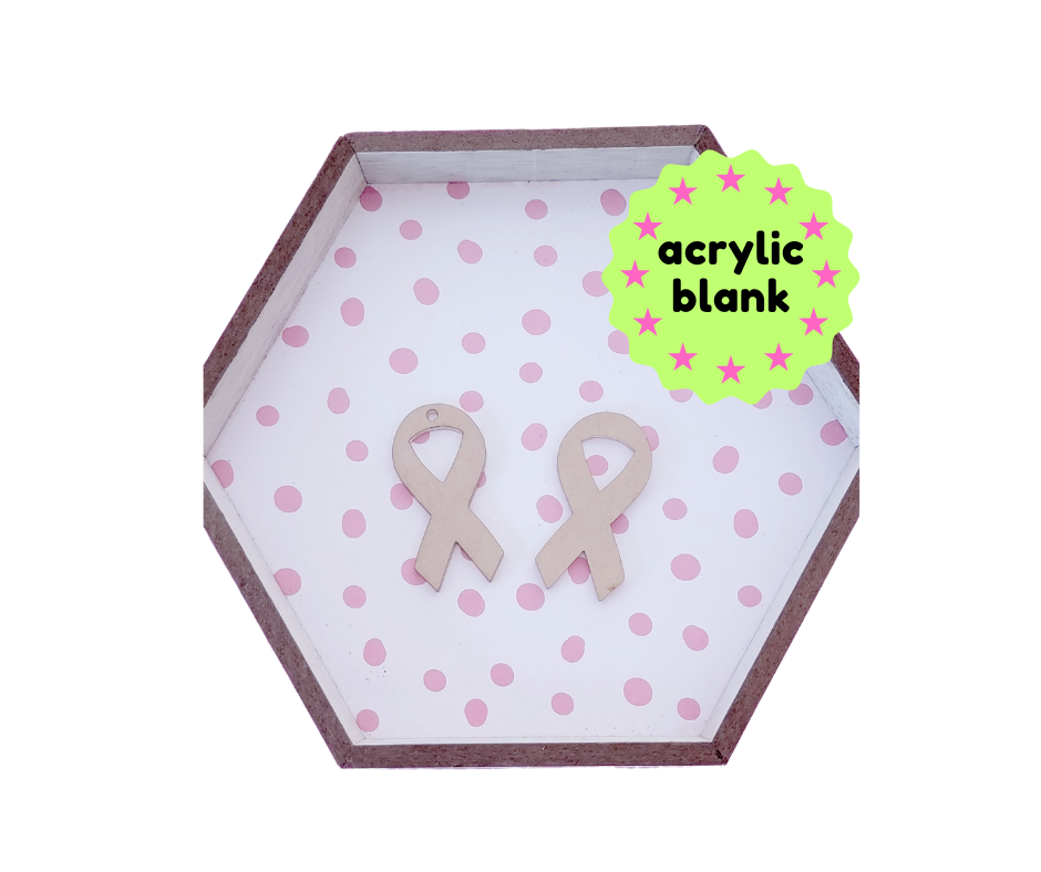 Acrylic Blank AWARENESS RIBBON