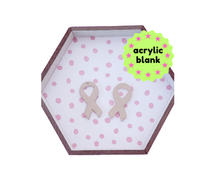 Acrylic Blank AWARENESS RIBBON