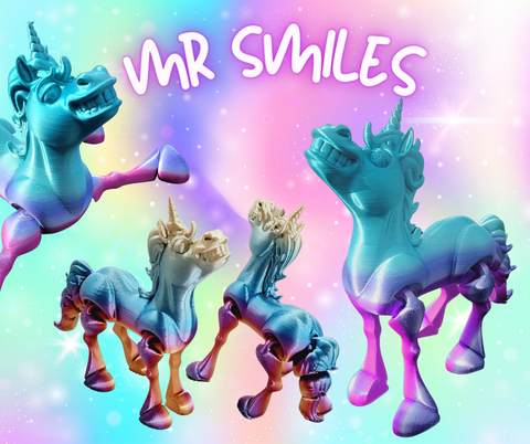 Mr Smiles Flexi Unicorn Ombre Color  - SHIPS FREE