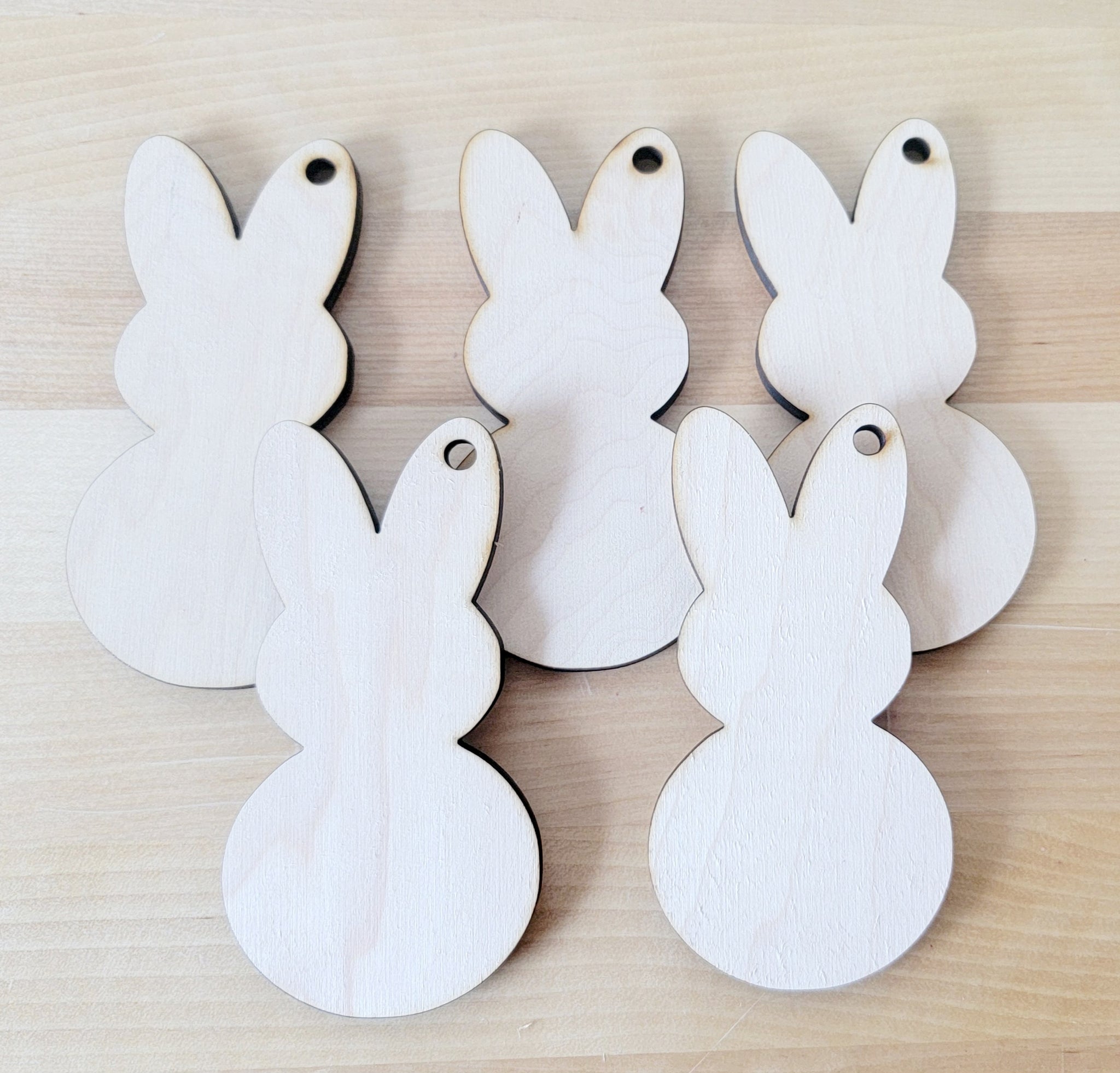 Wood Blank - Easter Basket Hang Tag