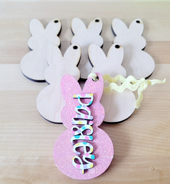 Wood Blank - Easter Basket Hang Tag