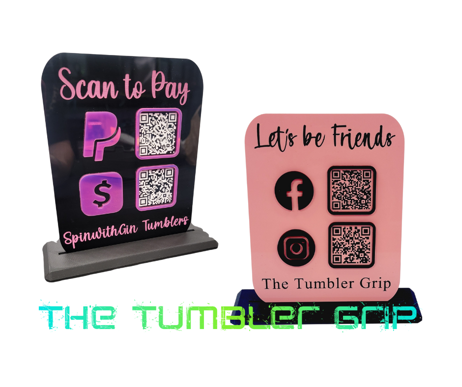 Two QR Code Social Media 