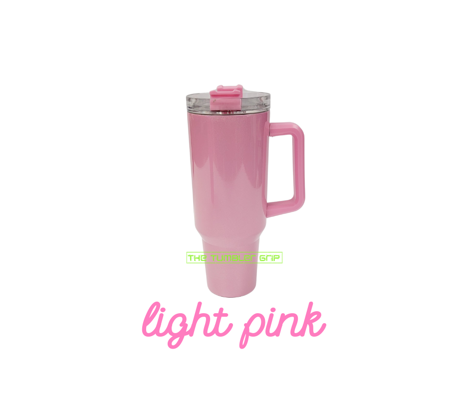 Hot Pink 40oz Handle Tumbler