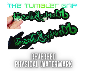 REVERSED Business Physical Watermarks || 8" Custom Acrylic Business Name