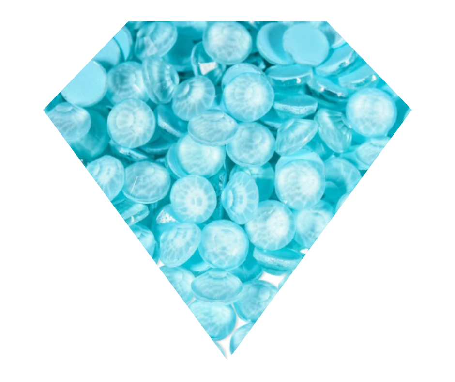 SEA GRASS Glass Rhinestones