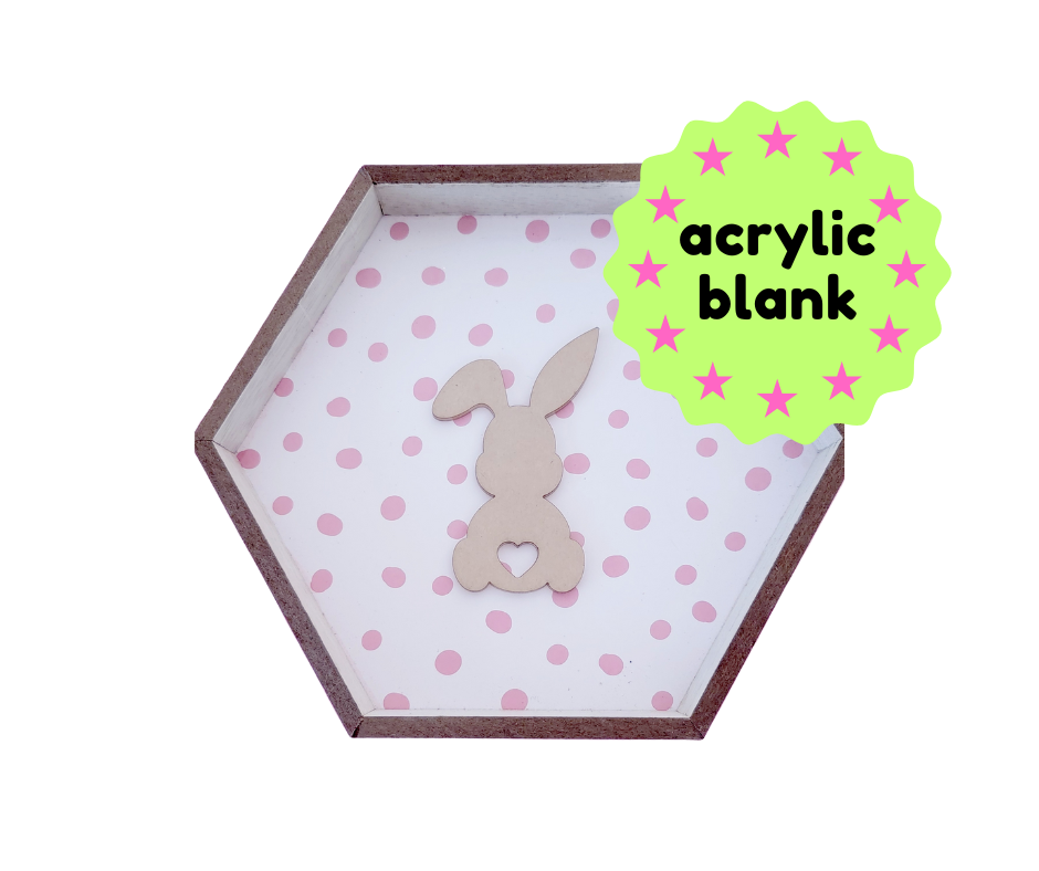 Acrylic Blank BUNNY RABBIT