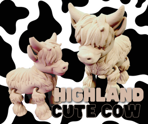 Highland Cute Cow Flexy Friend