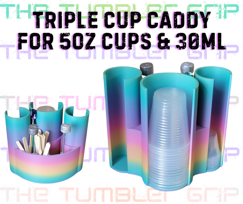 Triple Cup Caddy Mixing Cup Holder - 5oz Option