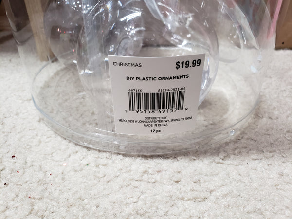 Holiday Ornament Insert (Michaels)