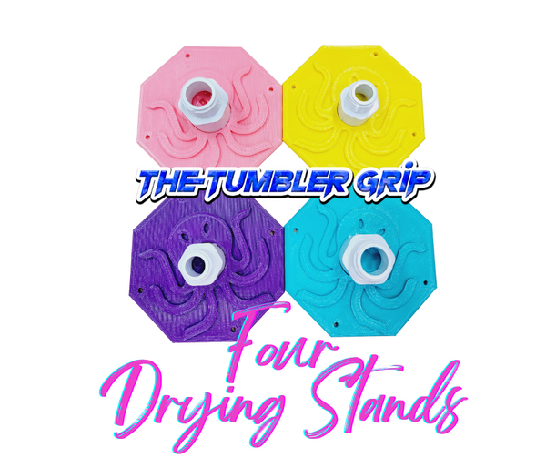FOUR Drying Stands for SCREW in Tumbler Grips