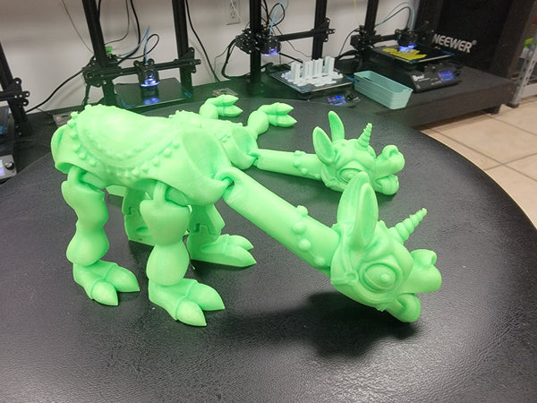 Llama-Corn - Critters FUR A CAUSE Articulated 3D Print FREE Shipping