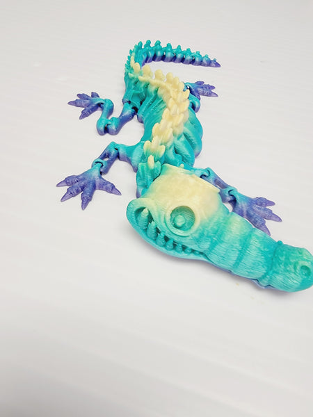 ERWIN Croc - Critters FUR A CAUSE Articulated 3D Print FREE Shipping