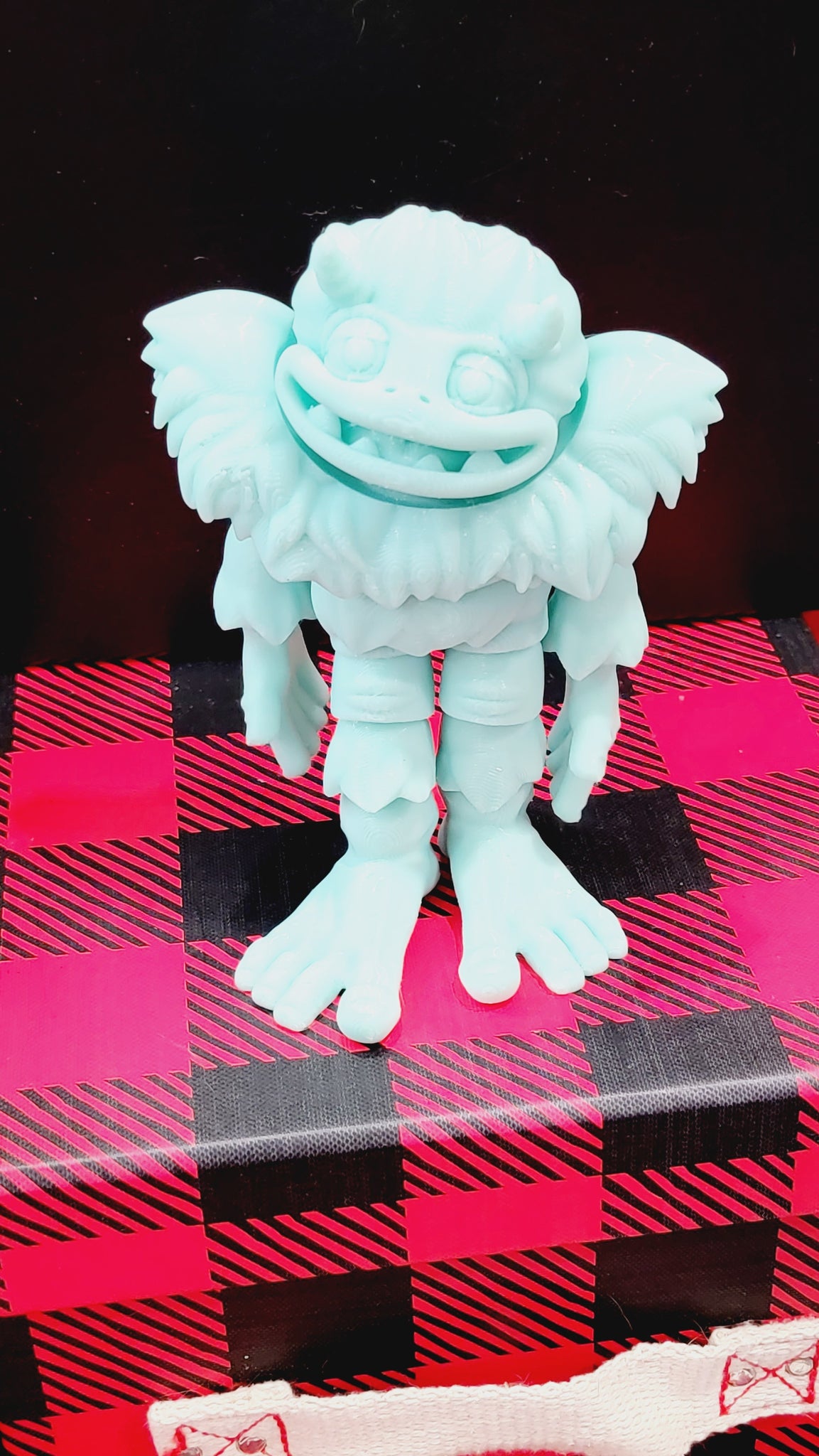 Yeti Holiday Monster - Movable 3D Critters FUR A CAUSE 3D Print FREE Shipping - Your purchase is a Donation to a Charity in Need