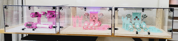 Covered SINGLE Magnetic Cup Turner with Tumbler Grips