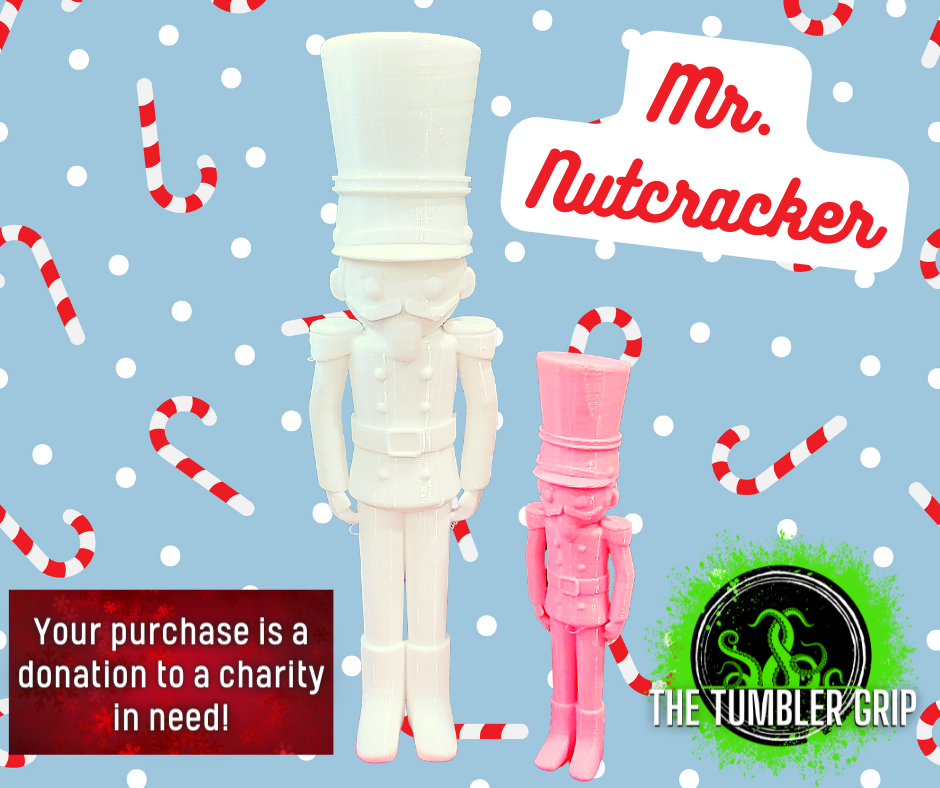 Mr. Nutcracker - Critters FUR A CAUSE 3D Print FREE Shipping - Your purchase is a Donation to a Charity in Need