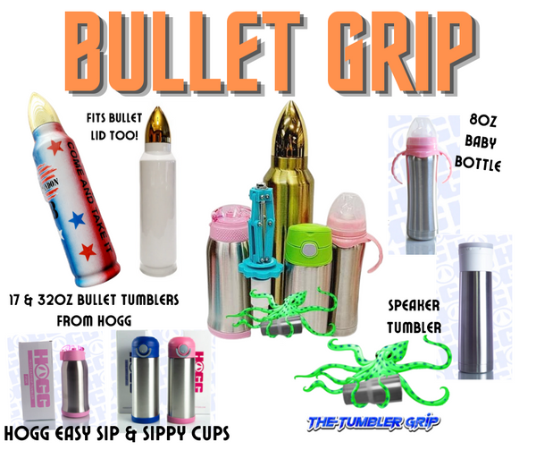 GRIP TRIO - Includes our Tumbler Grip, Sporty Grip, & Bullet Grip - $10 Savings!