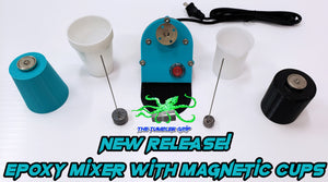 Epoxy Mixer with Magnetic Cups