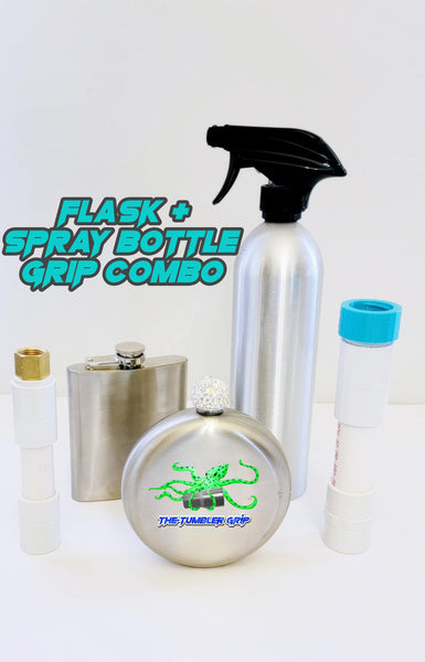 Combo Deal Flask + Spray Bottle Combo DEAL - $3 Savings!