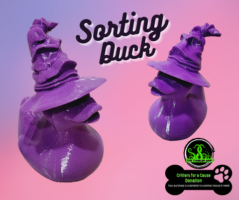 Sorting Duck  - Critters FUR A CAUSE Articulated 3D Print FREE Shipping