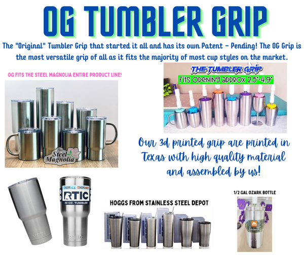 GRIP TRIO - Includes our Tumbler Grip, Sporty Grip, & Bullet Grip - $10 Savings!