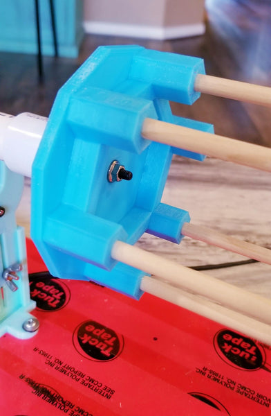 Pen Grip Attachment in your Color Choice, Dowel Rods included