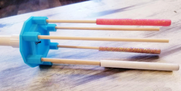 Pen Grip Attachment in your Color Choice, Dowel Rods included