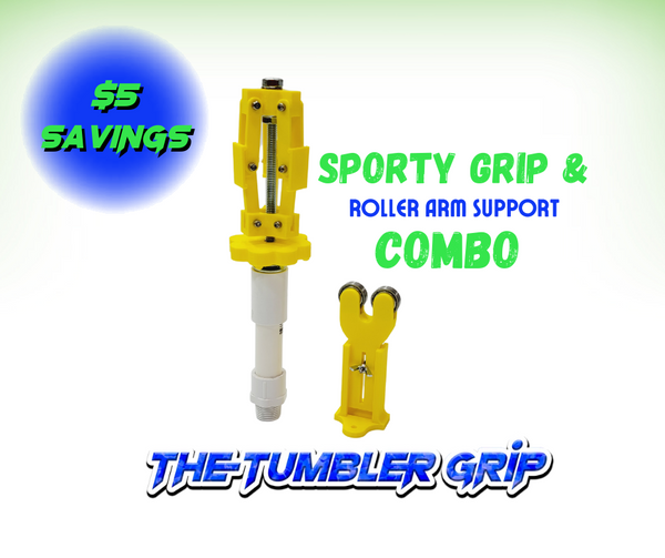 The Sporty Grip & Roller Stand COMBO