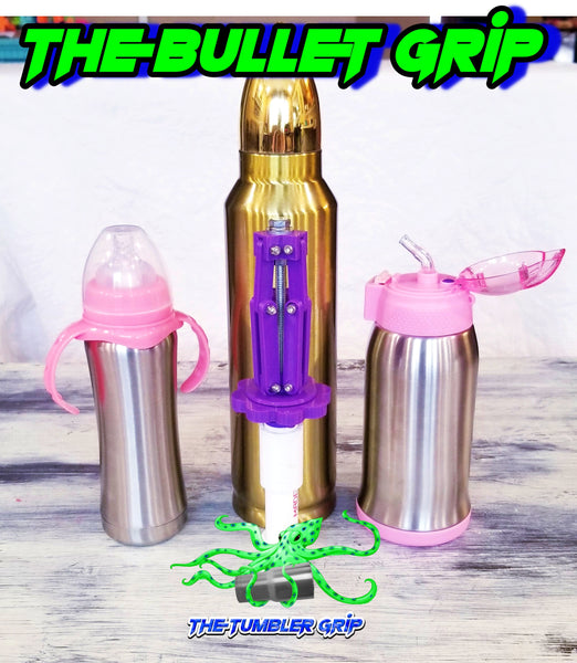 Bullet Grip - Bullet Tumblers, Baby Bottles, Sippy Cups, Push Top Water Bottle, Speaker Tumbler